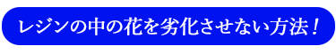 レジンの中の花を劣化させない作り方を説明している項目へのリンクボタン画像